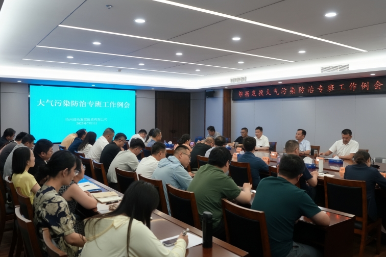 再部署、再推進(jìn)、再提升——維揚發(fā)投組織召開(kāi)大氣污染防治專(zhuān)班工作例會(huì )